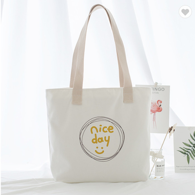 Harga yang bagus Custom 6oz Calico Kantong Kain Katun Ramah Lingkungan Tote Untuk Belanja on line