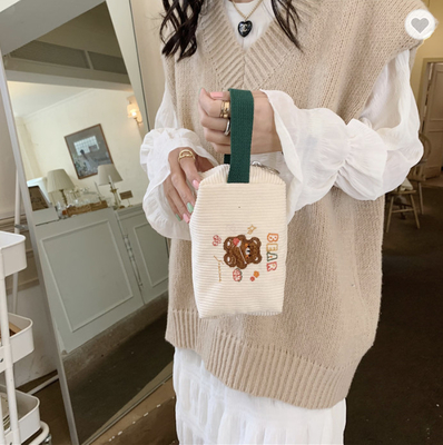 Harga yang bagus BSCI Iklan 50cm Kanvas Tas Kosmetik Dengan Zipper on line