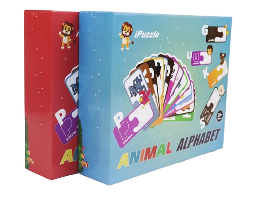 Harga yang bagus Eco Kids Educational Paper Jigsaw Puzzle Animal Alphabet abc Kartu yang Cocok Untuk Anak Usia 3+ Tahun on line