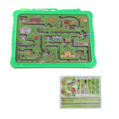 Harga yang bagus Interaktif Rolling Beads Magnetic Puzzle Labyrinth Game Jigsaw Kota Piece Group on line