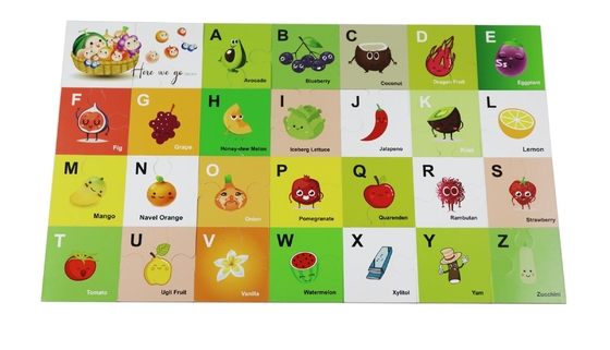 Harga yang bagus Anak-anak Lantai Alfabet Buah Puzzle Puzzle Permainan Pendidikan Dan Puzzle Untuk Anak Usia 5 Tahun on line