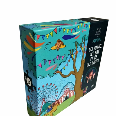 Harga yang bagus 500 pcs di potong tetap tenang kertas puzzle set untuk orang dewasa ups downs on line