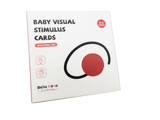 Harga yang bagus 3-6 Bulan Kartu Stimulasi Visual Bayi Baru Lahir Kartu Kontras Hitam Dan Putih on line