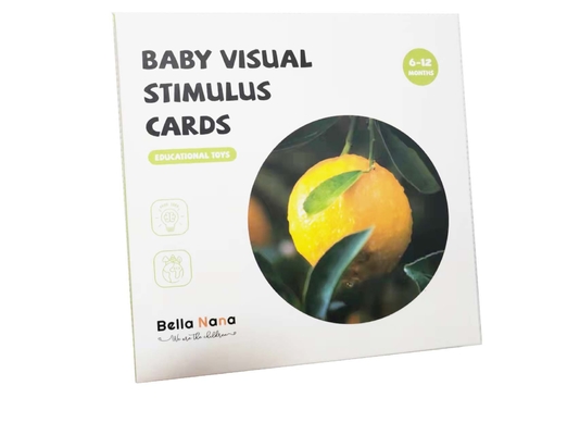 Harga yang bagus Bayi Baru Lahir yang Ditutup Kartu Stimulasi Visual Hewan Tanaman Kartu Flash Untuk 6-12 Bulan on line