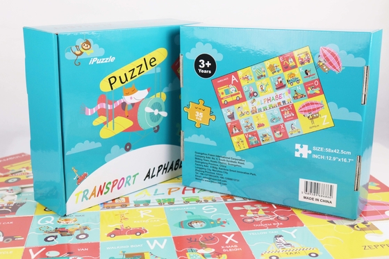 Harga yang bagus CMYK Jigsaw Puzzle Pendidikan Untuk Anak Usia 4-8 on line