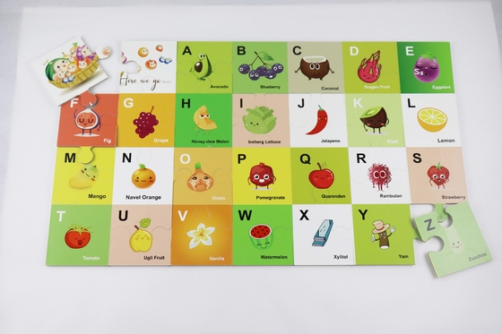 Harga yang bagus Anak-anak Lantai Alfabet Buah Puzzle Permainan Pendidikan on line