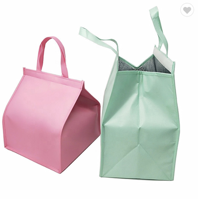 Harga yang bagus OEM Promosi Terisolasi Lipat Cooler Bag PP Kue Cooler Bag Pouch Tote daring