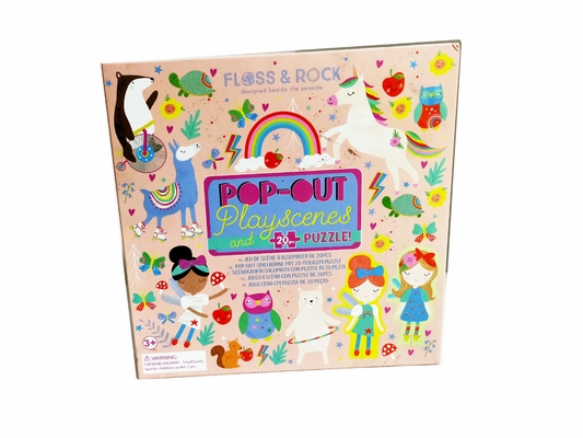 Harga yang bagus Raksasa 20 pcs Jigsaw Puzzle Kertas Pop Out Pelangi Peri lantai Puzzle daring