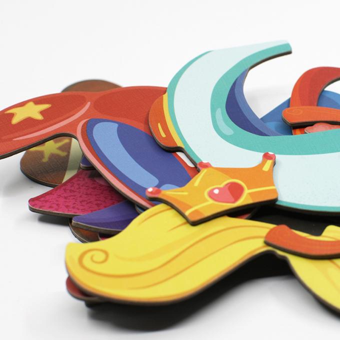 Anak-anak kecil ECO Magnetic Learning Toys Life Learning Sticker Disesuaikan 3