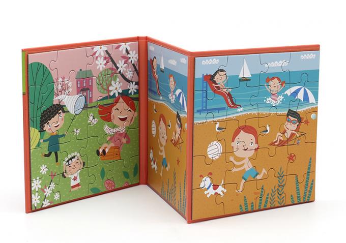 Mainan Prasekolah Magnetik Pendidikan Jigsaw Buku Untuk Anak Usia 4 Tahun 0
