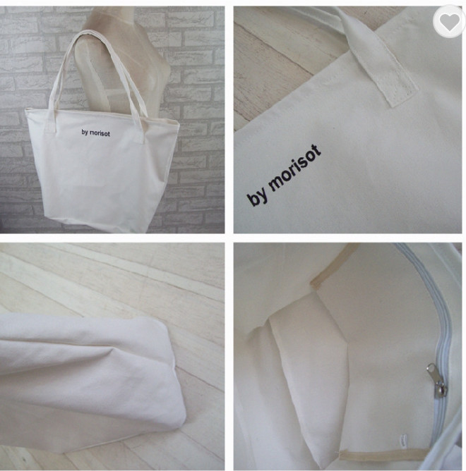 Daur Ulang 10oz 12oz Putih Hitam Kanvas Tote Bag Organic Baja Untuk Wanita 6