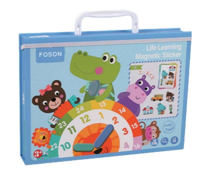 Anak-anak kecil ECO Magnetic Learning Toys Life Learning Sticker Disesuaikan 0