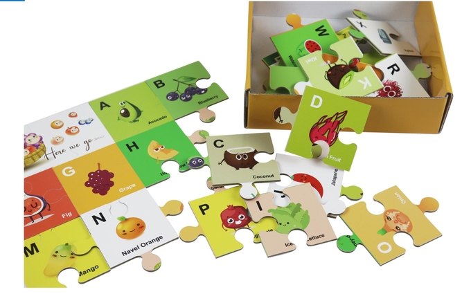 Anak-anak Lantai Alfabet Buah Puzzle Puzzle Permainan Pendidikan Dan Puzzle Untuk Anak Usia 5 Tahun 2