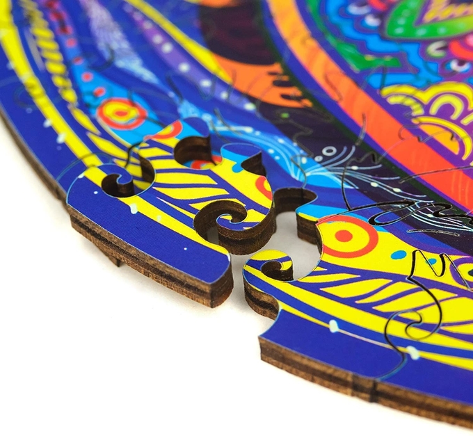 ODM Unik Hewan Owl Puzzle Kayu Hadiah Untuk Dewasa Anak-anak 1