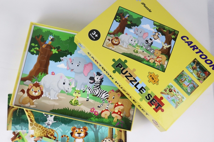 ODM Preschool Kartun Puzzle Set Untuk Anak Usia 6 Tahun Pendidikan 0